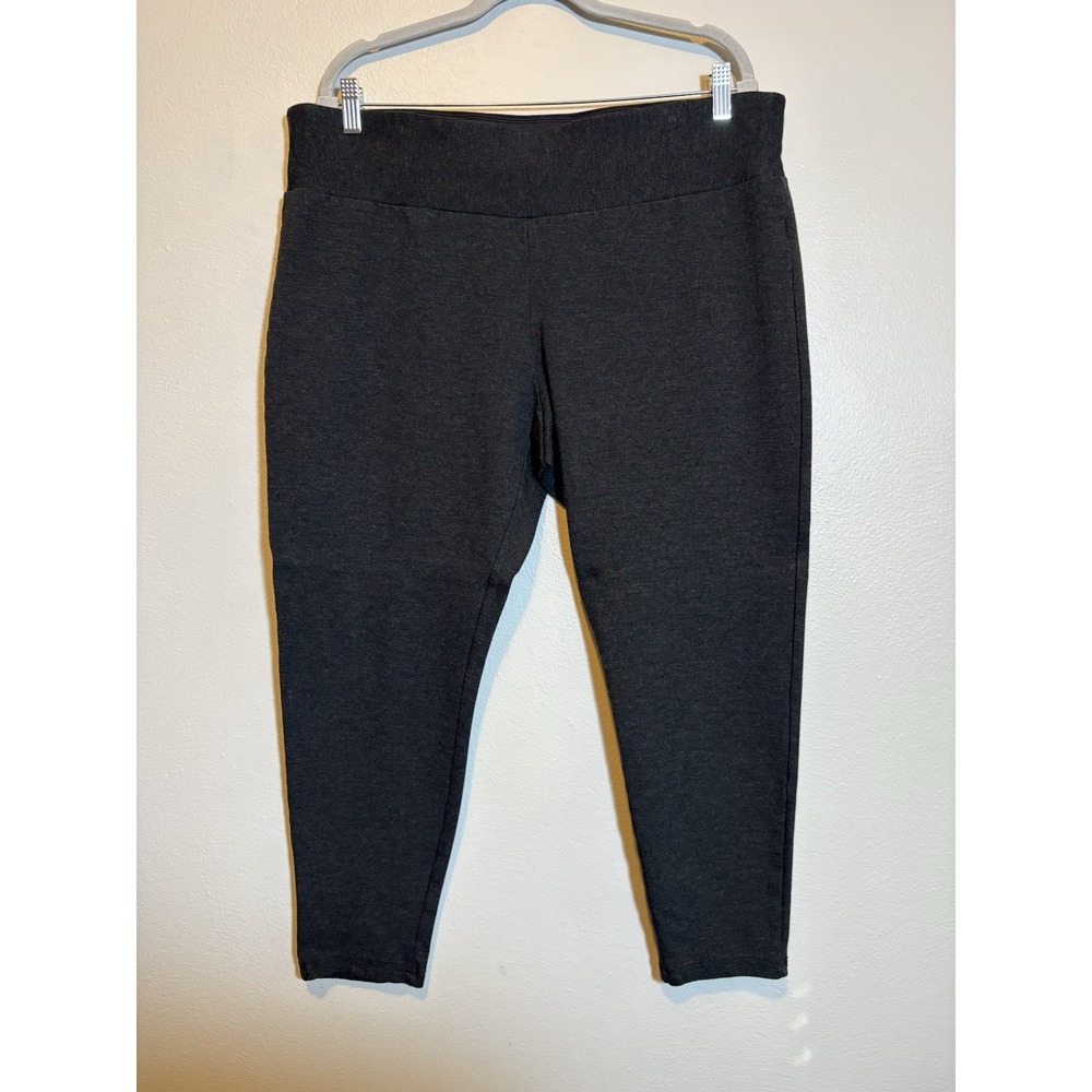 Philosophy 2X Leggings Gray Lounge Wear Relax Athleisure Minimalist Comfy Wear